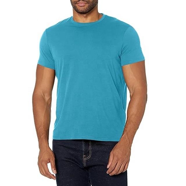 manlingarment.com Wholesale Oversize T Shirt Premium Solid Custom Printed Blank Men's Plain Tshirt Casual Plus